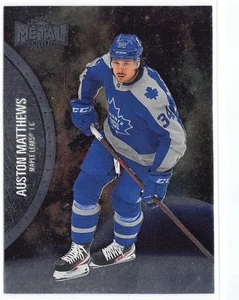 2021-22 Metal Universe #120 Auston Matthews AJ - Picture 1 of 2