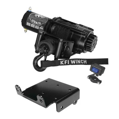 KFI Winch Kit 2500 lb For Polaris Sportsman 700 X2 2008 (Synthetic Rope) — 第 1/4 张图片