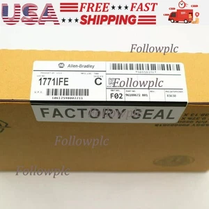 New Sealed ALLEN BRADLEY 1771IFE SER C PLC-5 Analog Input Module 1771-IFE PLC - Picture 1 of 7