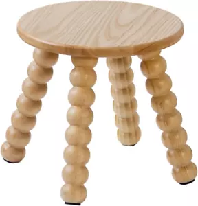 Solid Wooden Step Stool for Kids Adults, 10 Inch Short Chair Perfect Matched Sen - Picture 1 of 12