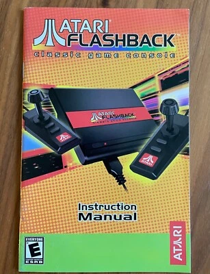 Atari Flashback Classic Game Console Instruction Manual 2004 - Image 1 of 3