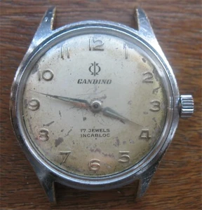 Candino - 17 Jewels, Incabloc - Swiss Made - Hand-Wind - Picture 1 of 20