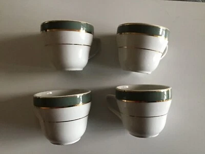 Vintage 4 coffee cups Sampson Bridgwood Ironstone - Image 1 of 3