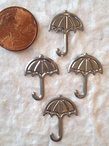 Umbrella Charms Baby babies Rainy Showers Scrapbooking Favors Bumbershoot cards - Picture 1 of 4