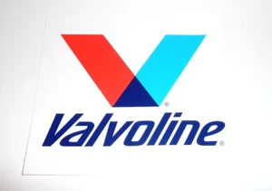 Aceite de motor Valvoline Jumbo 7 pulgadas cuadrado original calcomanía pegatina caja de herramientas decoración  - Imagen 1 de 2