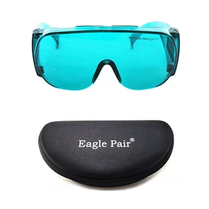 190-380nm & 600-760nm 650nm Rot Laser Schutzbrille OD4 + Schutzbrille CE - Bild 1 von 6