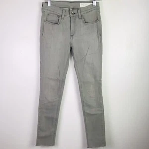 Rag & Bone Ankle Skinny Gray Jeans Women’s Size 26 Modele Burmese - Picture 1 of 12