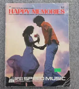 Easy Play Speed Music Happy Memories Book 11 Piano Guitar Vocal Sheet Music - Picture 1 of 7