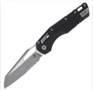 Microtech MSI Ram-Lok Black Fluted Aluminum, Apocalyptic M390MK - 210-10APFL - Picture 1 of 2
