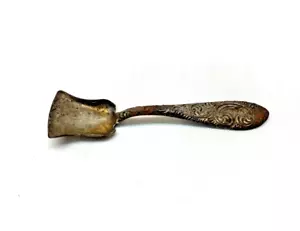 Small Antique 2 1/8" Salt Cellar Spoon/Shovel - Picture 1 of 6
