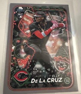 2024 Topps Holiday - Silver Glitter #H102 Elly De La Cruz (RC) - Bild 1 von 1