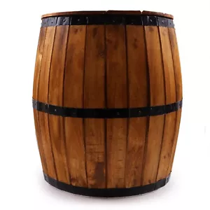 Beer Barrel Rustic Design Table - Beer Barrel Stool/Chair - With Storage Area - Picture 1 of 16