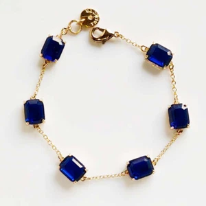 Bracciale Stazione Cristallo Talbots 7,5" Nuovo Regalo Chic Donna Spiaggia Vacanze Gioielli - Foto 1 di 4