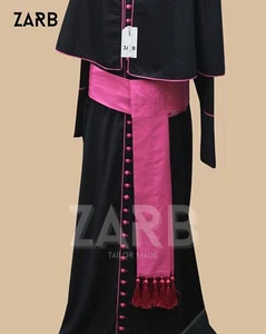 Faja Clergy Cincture con borlas - magenta, púrpura, rojo, verde, negro y más - Imagen 1 de 5