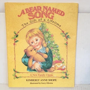 1992 A Bear Named Song The Gift of a Lifetime Hardcover Dust Jacket 1st Printing - Bild 1 von 10
