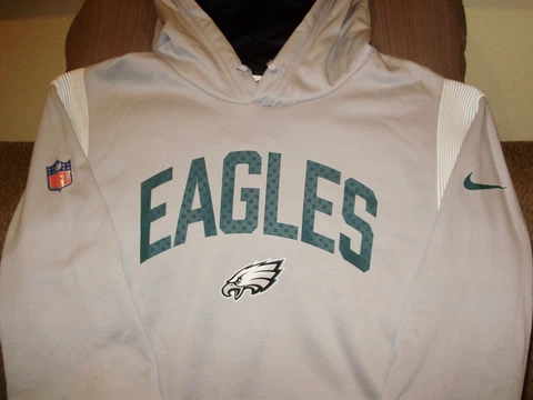NFL Philadelphia Eagles Nike Therma Sideline Pullover Hoodie Jacket Men's XL Cover