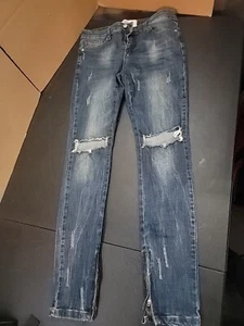 Profound Aesthetic Skinny Jeans Distressed Men’s Size 33W - 34L NEW WITHOUT TAGS - Picture 1 of 7