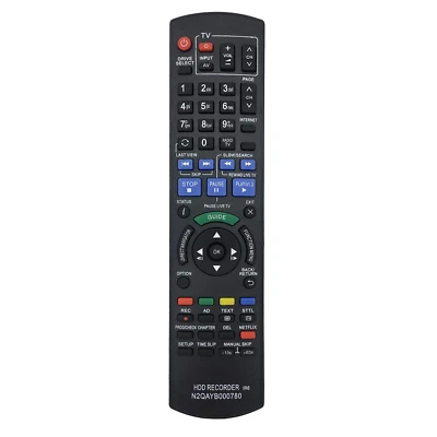 N2QAYB000780 Remote Control For Panasonic HDD Recorders DMR-HWT130 DMRHWT230 - Image 1 of 4