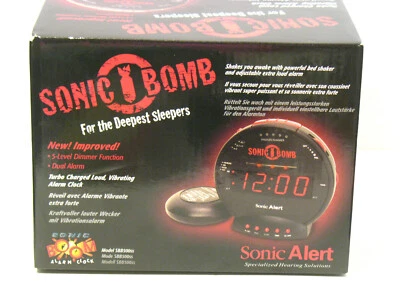 Sonic Boom SBB500ss Sonic Bomb Loud Plus Vibrating Alarm Clock - Image 1 of 4