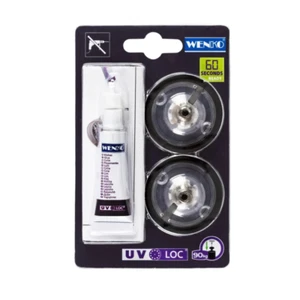 Wenko UV-Loc für Wandserien Ersatzset Klebesystem Befestigung Wandmontageplatten - Bild 1 von 3