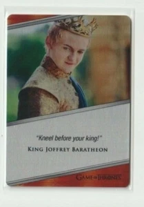 Tarjeta Metal Juego de Tronos Iron Anniversary Series 1 Jack Gleeson Baratheon E29 - Imagen 1 de 2