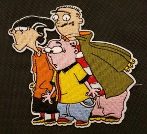 Ed Edd N Eddy Embroidered Patch Iron/Sew-On 90s Cartoon Network 4"x3.75" 0107 - Picture 1 of 4