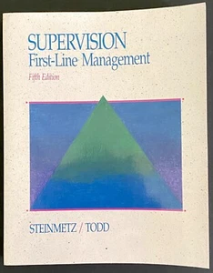 Supervision First-Line Management by H. Ralph Todd Jr. Lawrence Steinmetz 5th Ed - Picture 1 of 1