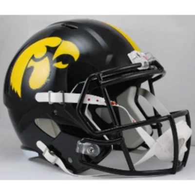 Iowa Hawkeyes Full Size Speed Replica Football Helmet - NCAA. - Image 1 of 4