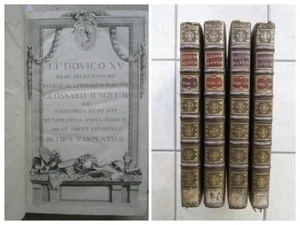 DU CANGE / CARPENTIER : GLOSSARUM / Empereurs de Constantinople, 1766. Planches - Imagen 1 de 24