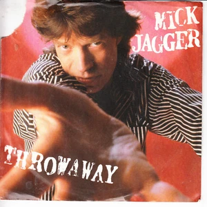 MICK JAGGER Throwaway VG+ 45 RPM P/S VG - Picture 1 of 4
