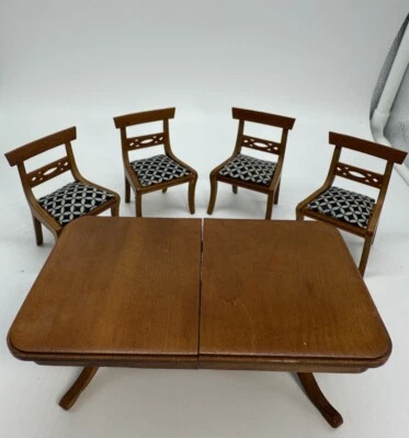 Juego de habitación Shackman 5 piezas Din8ng miniatura vintage para casa de muñecas  Foto 1 de 4