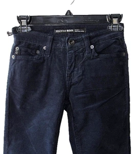 Big Star Womens Size 23 Blue Alex Mid Rise Skinny Corduroy Pants - Picture 1 of 6