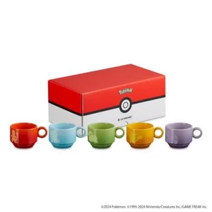 Le Creuset Pokémon Collection Stacking Mug Set of 5 2024 #MC558 - Picture 1 of 6