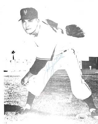 Johnny Antonelli New York Giants Signed Autographed 8X10 Photo JSA COA - Image 1 of 2