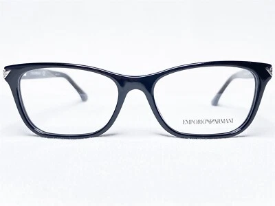 NUEVO Emporio Armani EA3073 5017 Mujer Negro Rectángulo Anteojos Monturas 52/16 Foto 1 de 4