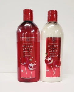 BATH & BODY WORKS - WINTER CANDY APPLE - Shampoo & Conditioner - 2 pc. Set 16 Oz - Picture 1 of 2