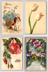 Glückwunschkarten zum Geburtstag - 4 Postkarten - Bild 1 von 2