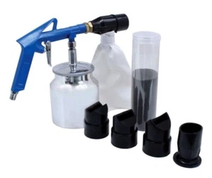 Sprężone powietrze Pistolet do piaskowania Zestaw Urządzenie do piaskowania Piaskarka Piaskowanie Akcesoria - Zdjęcie 1 z 4