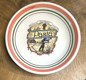 Set of 2 Pasta Bowls 8.25" Himark Buona San Remo Italia Italy Vintage - Picture 1 of 5
