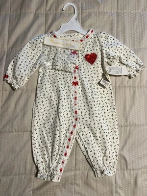 NWT Vintage Sunshine Baby Christmas One piece W/headband 3-6 Month - Image 1 of 4
