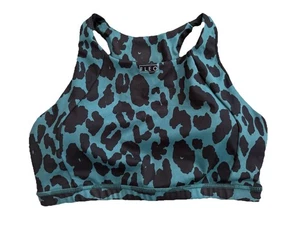 Fleo Damen Mediterran Leopard Sport Top Yoga BH Größe XL - Bild 1 von 6