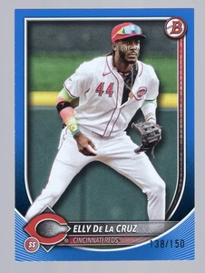 ELLY DE LA CRUZ 2025 BOWMAN BLUE #138/150 **CINCINNATI REDS** #44 - Picture 1 of 2