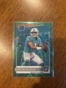 2020 Panini Donruss Optic - Rated Rookies Tua Tagovailoa #152 Green Velocity... - Picture 1 of 2