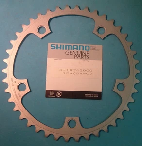 Shimano Ultegra FC-6500 A-42T x130BCD Road Chainring-NEW/NOS 2x9-Spd- Mint-NIB - Picture 1 of 9