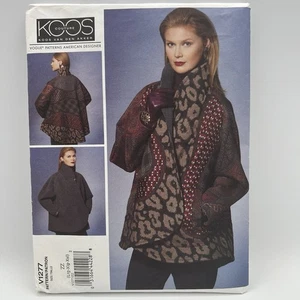 Giacca Vogue V1277 Koos Van den Akker modello cucito taglia ZZ L-XL-XXL non tagliata - Foto 1 di 8