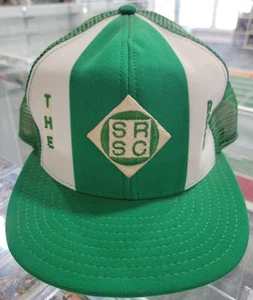 Vintage Lucky Stripes Slippery Rock University Trucker Mütze 80er NCAA Cap Snapback The - Bild 1 von 5