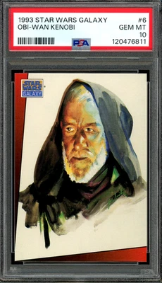 PSA 10 1993 Star Wars Galaxy Obi-Wan Kenobi #6 - Image 1 of 2