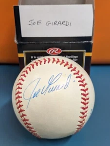 Joe Girardi Yankees Cubs Signed Official Major League Baseball Autographed MLB - Picture 1 of 2