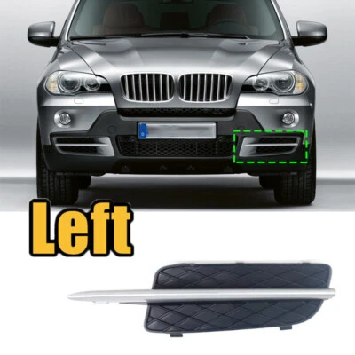 1 pieza para BMW X5 E70 X6 E71 2007-2010 parachoques delantero izquierdo parrilla antiniebla cubierta Foto 1 de 4