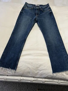 Grlfrnd Tatum Mid-Rise Micro Boot Jean 100% Cotton Size 25 NWT - Picture 1 of 9